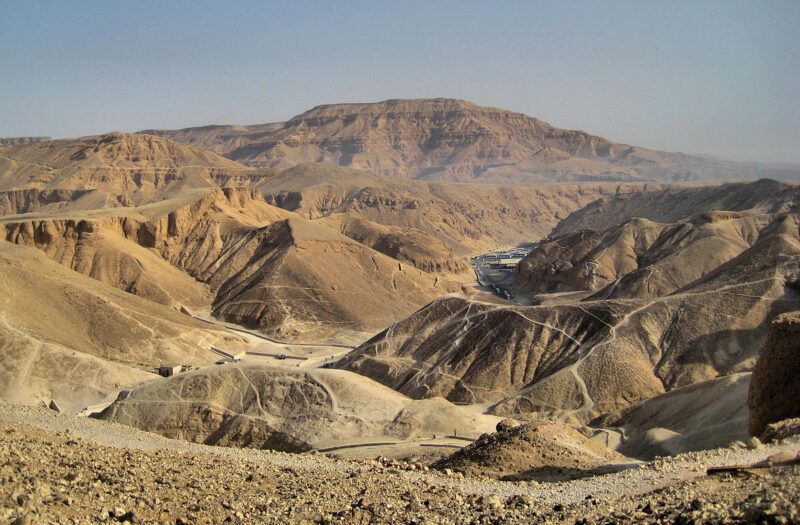 Valle de los reyes en Egipto